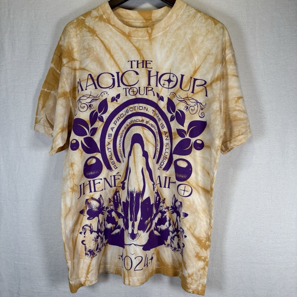 Jhene Aiko The Magic Hour Tour 2024 Merch Size‎ Large  Tee